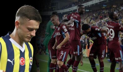 Trabzonspor, Fenerbahçe deplasmanında galip! 5 gol, 1 kırmızı kart